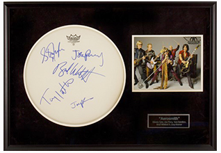 Aerosmith Drumhead_Fundraising Items