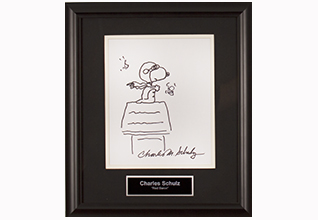 Charles Schulz Snoopy Red Baron Sketch_Fundraiasing Items