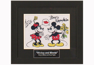 Mickey and Minnie Animation Cel_Fundraising Items