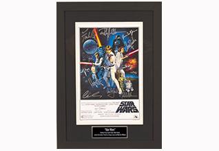 Star Wars Cast by 8 Movie Poster_Fundraising Items